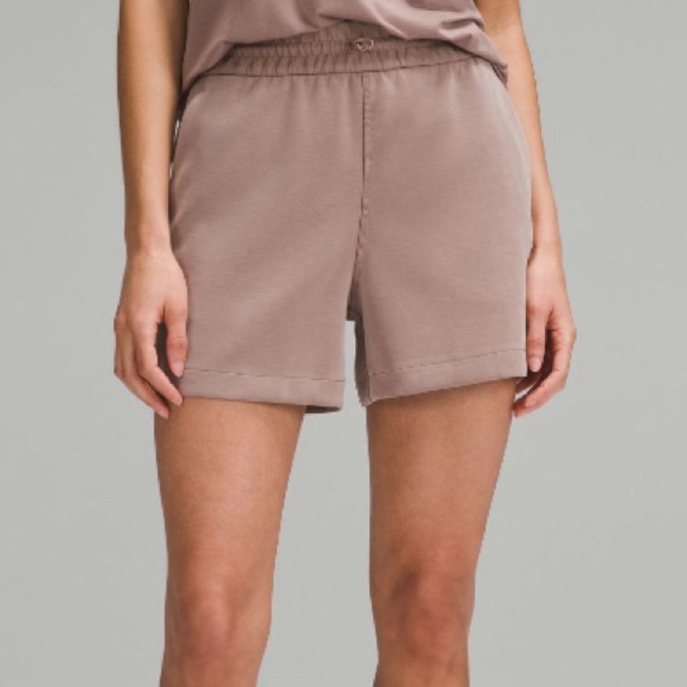 Lululemon Athletica Softstreme - Taupe Shorts